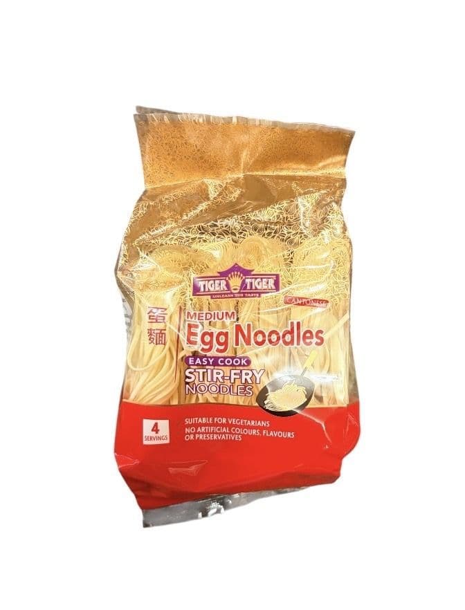 Cantonese Egg Noodles (Medium) by Tiger Tiger | Buy Online at The Asian Cookshop.