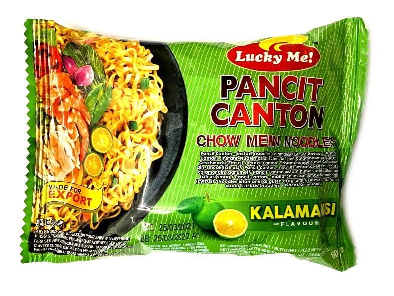 CASE Lucky Me Kalamansi Instant Pancit Canton (Chow Mein with Citrus) | Buy Online at the Asian Cookshop