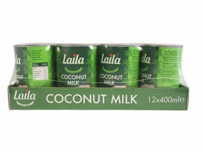 CASE 12 X 400ml Coconut Milk by Laila | Buy Online at The Asian Cookshop