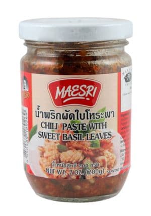 Chilli Paste With Sweet Basil Leaves