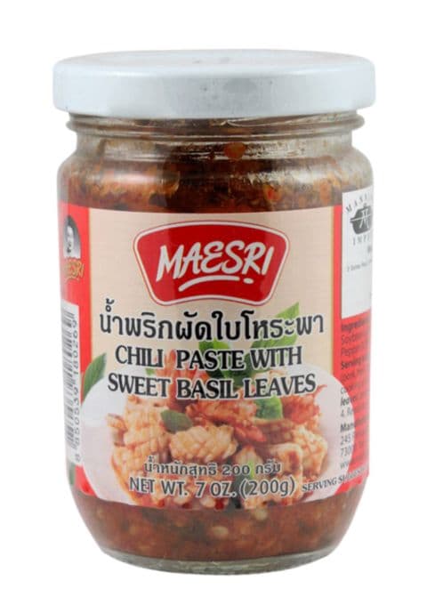 Chilli Paste With Sweet Basil Leaves
