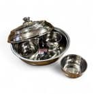 Chutney & Pickle Relish Server Tray with Lid | Buy Online at The Asian Cookshop.
