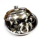 Chutney & Pickle Relish Server Tray with Lid | Buy Online at The Asian Cookshop.
