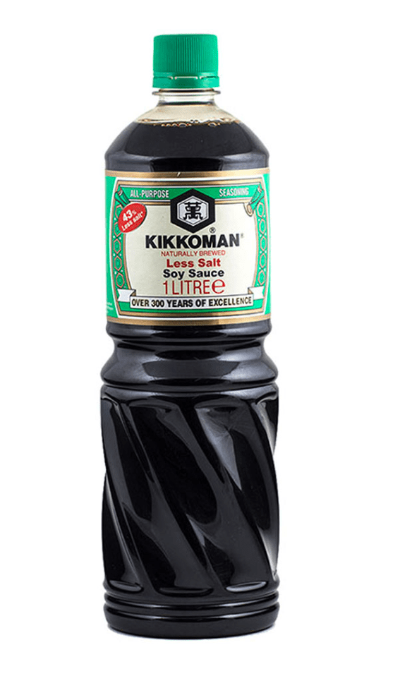 Reduced - 1LTR BULK Less Salt Soy Sauce by Kikkoman | Buy Online at The Asian Cookshop