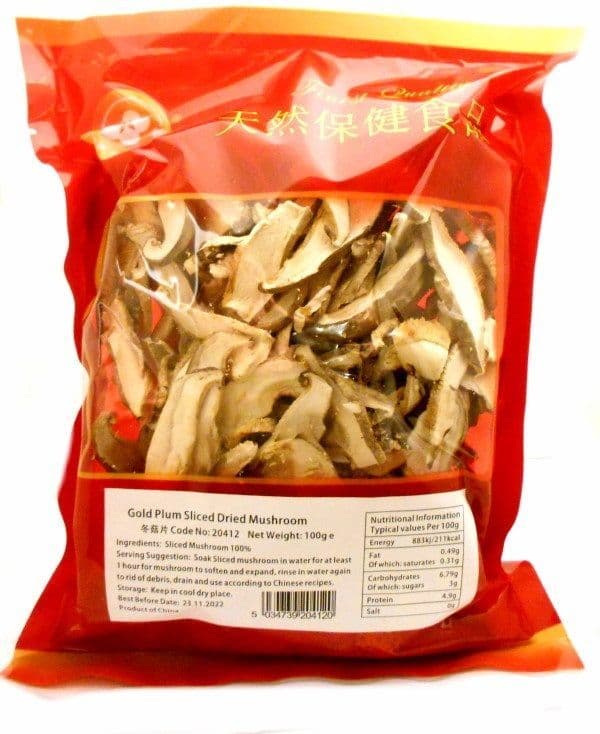 SALE Chinese Sliced Dried Mushrooms | Buy Online at The Asian Cookshop.
