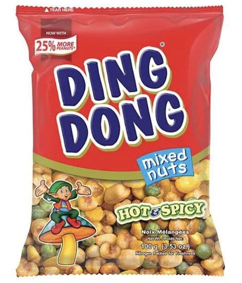 CLEARANCE - Ding Dong HOT & SPICY Snack Mix (BBE 10.26)