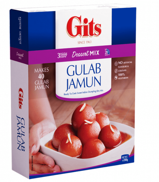 Gits Gulab Jamun Mix (with Free Rabdi) | Buy Online at The Asian Cookshop