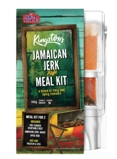 CLEARANCE - Kingston's Jamaican Jerk Style Meal Kit BBE 28/12/25