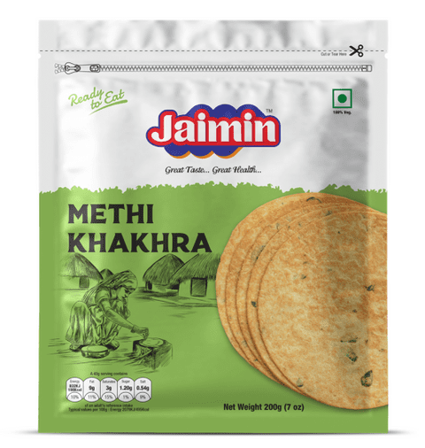 CLEARANCE | Methi Khakhra (Indian Crispbread) by Jaimin (BBE 21/10/25)