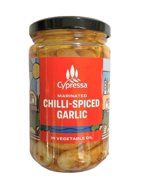 Cypressa Marinated Chilli Spiced Garlic | Buy Online at the Asian Cookshop
