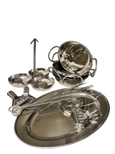 Deluxe Stainless Steel Dinner Set