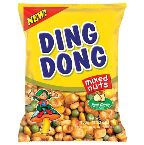 Ding Dong GARLIC Flavour Snack Mix | Buy Online at The Asian Cookshop.
