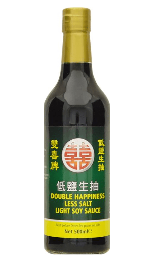 Soya Less Salt Less Salt Light Soy Sauce 500ml by Double Happiness | Buy Online at The ...