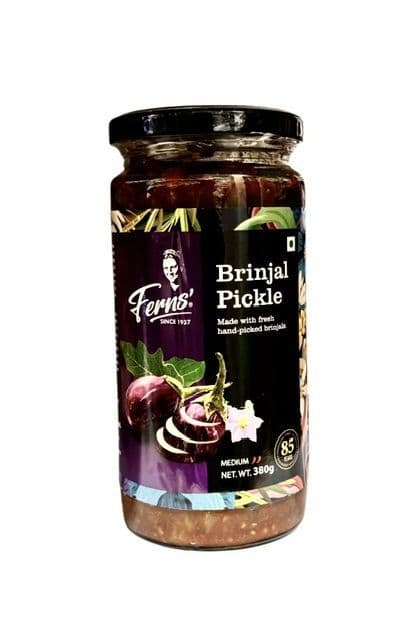 Ferns Brinjal [Aubergine] Pickle | Buy Online at The Asian Cookshop.
