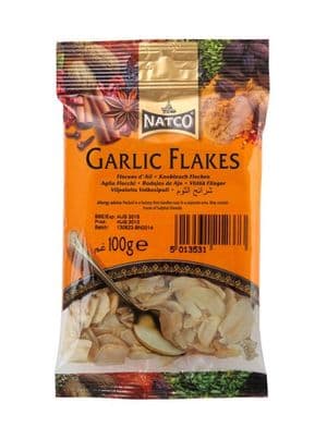 Garlic Flakes 100g (Dried Flaked Garlic)
