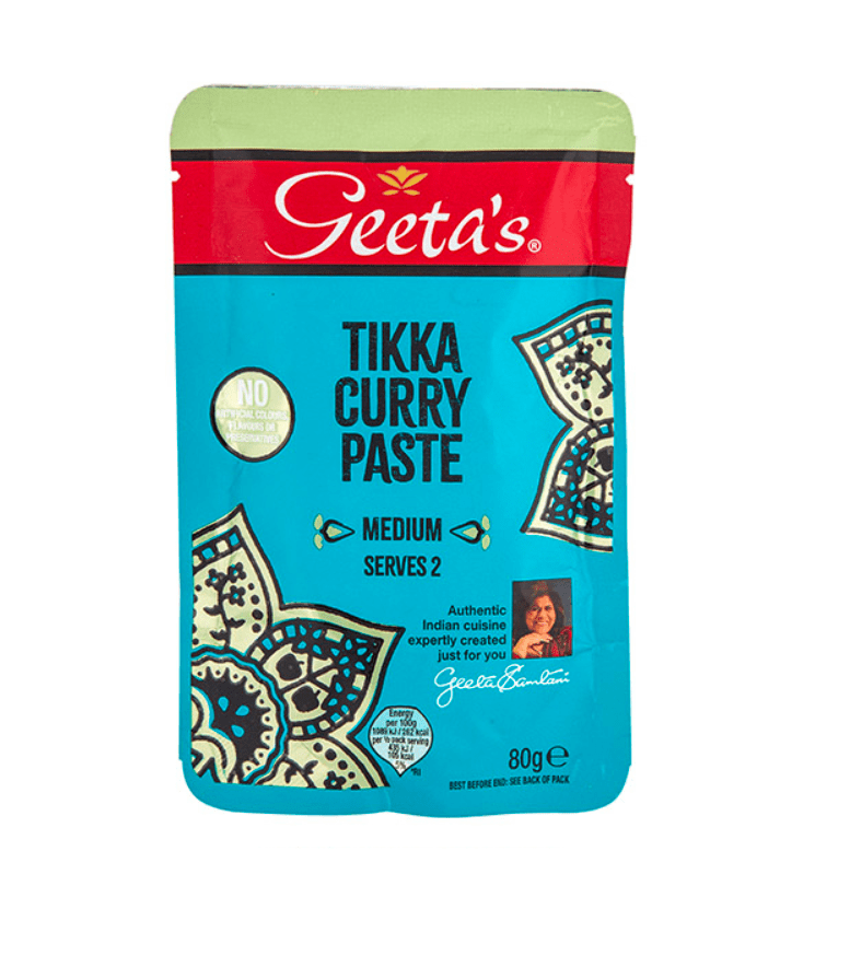 Geeta's Tikka Masala Curry Paste | Buy Online at the Asian Cookshop
