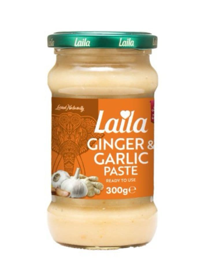 Garlic & Ginger Paste (Minced) by Laila | Buy Online at the Asian Cookshop