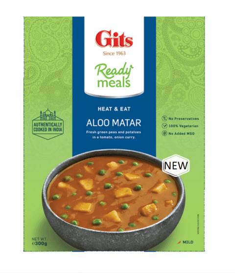 Gits Aloo Matar (Ready Meal)