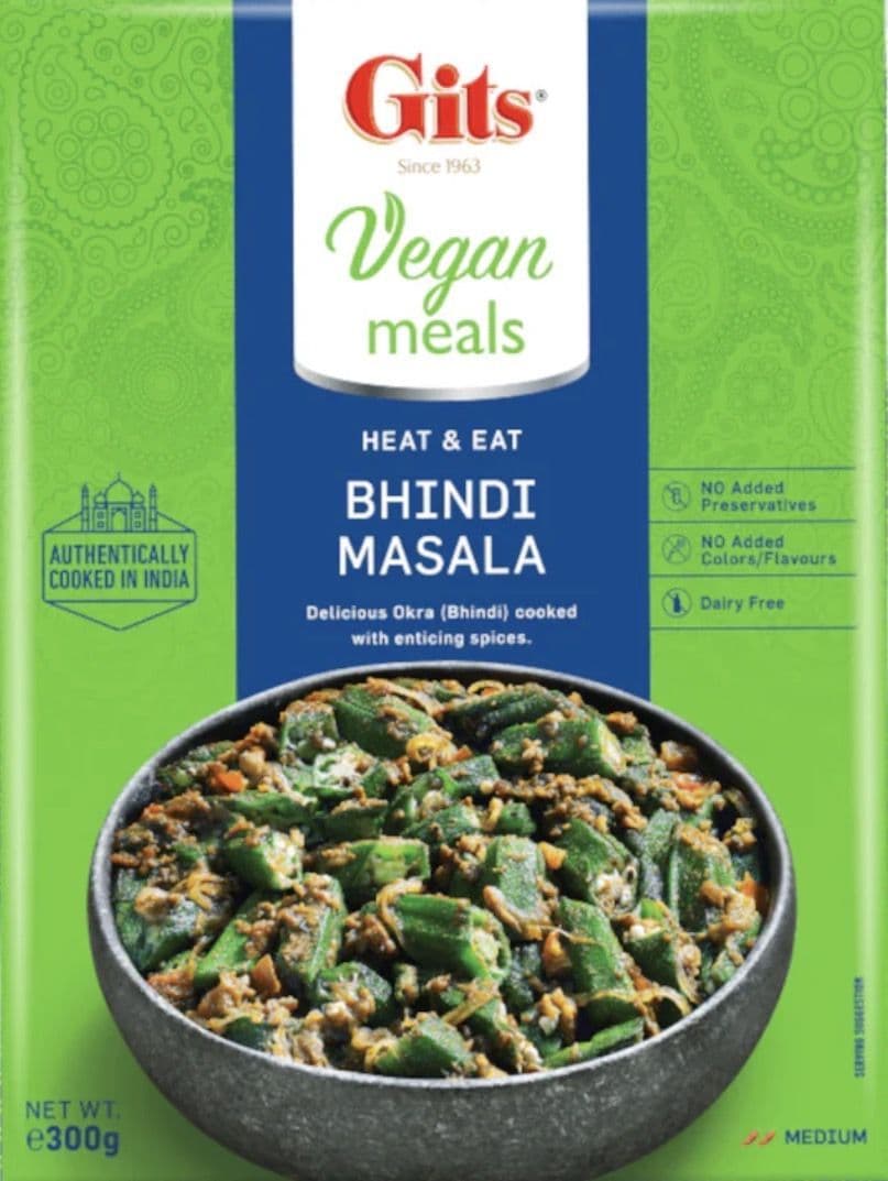 Ashoka Bhindi Masala (Okra) (Vegan) | Buy Online at the Asian Cookshop