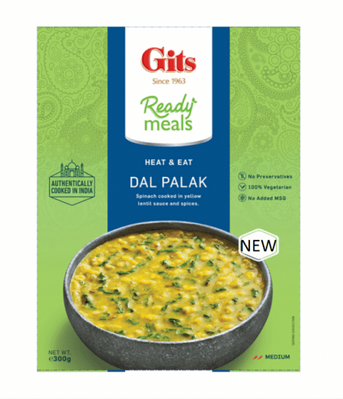 Gits Dal Palak (Ready Meal)