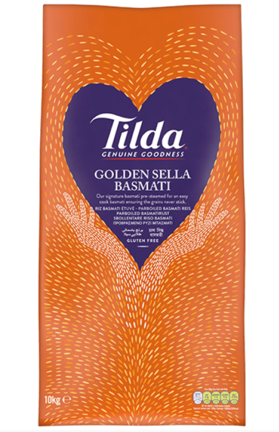Golden Sella (Easy Cook) Basmati Rice 10kg by Tilda | Buy Online at the Asian Cookshop