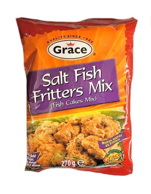 Grace Saltfish Fritter Mix (Salt Fish Cakes Mix) | Buy Online at the Asian Cookshop