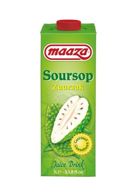 Guanabana (Soursop) Fruit Drink by Maaza 1Ltr