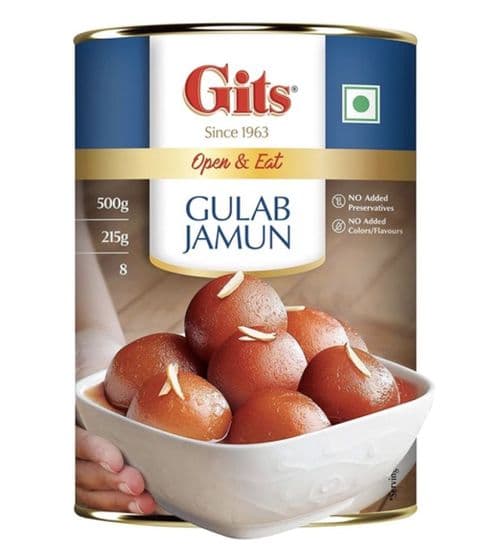 Gulab Jamun (Tinned) 500g by Gits