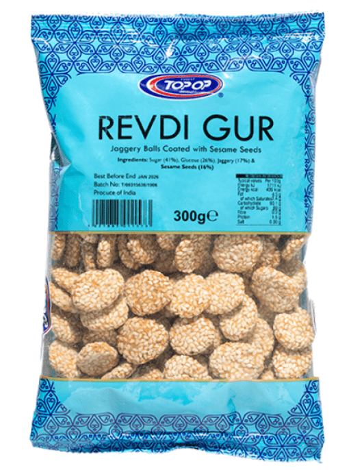 Gur Revdi (Jaggery Rewdi) (Sesame Balls) | Buy Online at the Asian Cook Shop