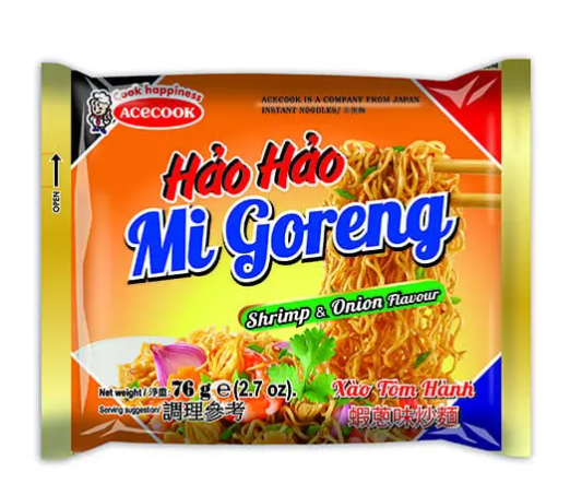 Hao Hao Vietnamese Mi Goreng (Shrimp & Onion Flavour) | Buy Online at the Asian Cookshop