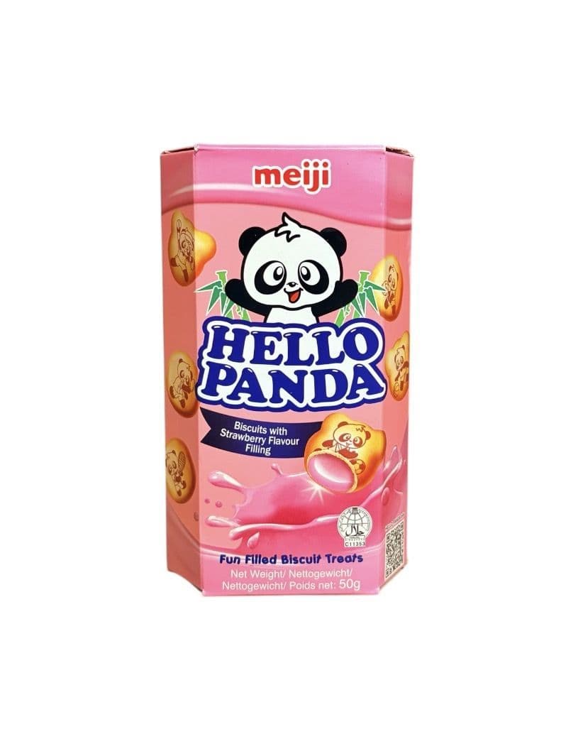 Hello Panda Strawberry Biscuits | Buy Online at the Asian Cookshop