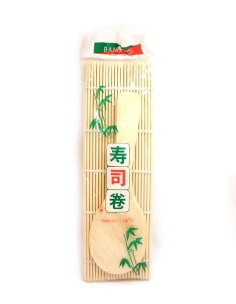 HK Sushi Bamboo Rolling Mat with Spatula