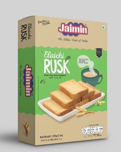 Jaimin Cardamom Rusk (Elaichi)