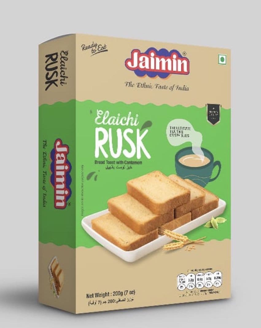 Jaimin Cardamom Rusk (Elaichi) | Buy Online at the Asian Cookshop