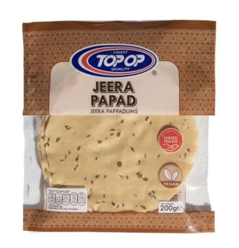 Jeera (Cumin) Papads (Pappadums) by Topop