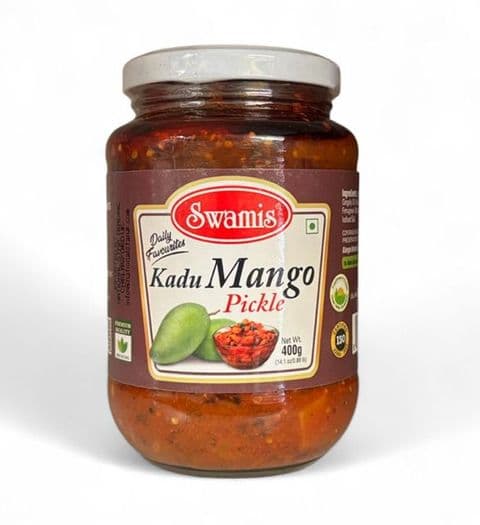 Kadu Mango Pickle (Tender Green Mango) by Swamis