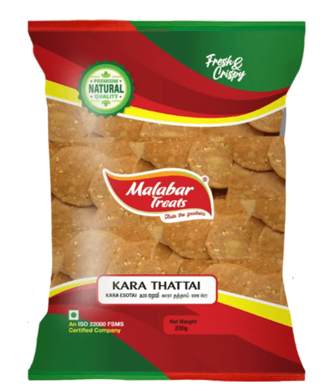 Kara Thattai (Spicy Cracker) by Malabar Treats