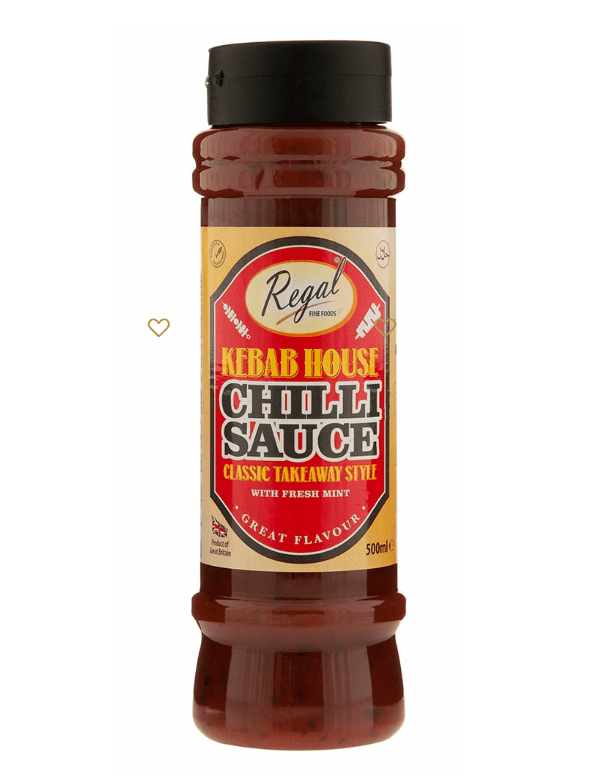 Kebab House Chilli Sauce (Classic Takeaway Style) by Regal Buy Online at The Asian Cook Shop
