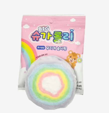 Korean Rainbow Cotton Candy