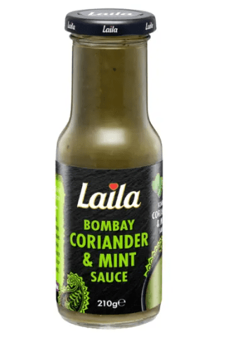 Laila Bombay Coriander & Mint Sauce | Buy Online at the Asian Cookshop