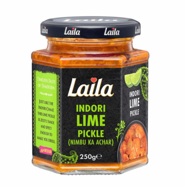 Laila Lime Pickle (Indori Achar) | Buy Online at the Asian Cookshop