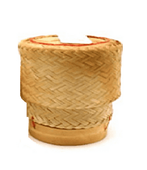 Large Bamboo Glutinous (Sticky) Rice Server (Kratip Box/Basket)