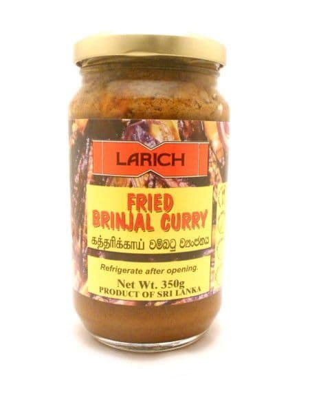 Larich Fried Brinjal (Aubergine) Curry | Buy Online at the Asian Cookshop