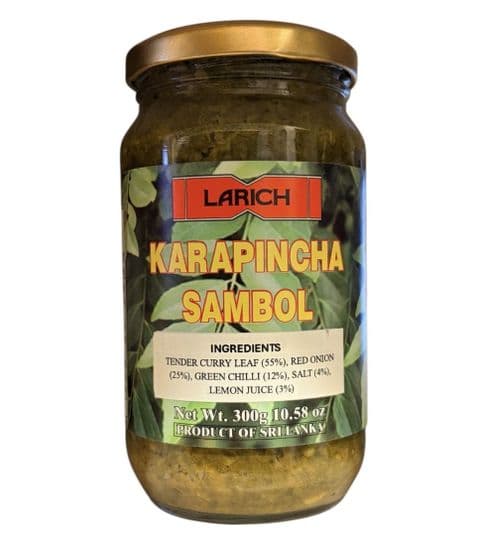 Larich Karapincha Sambol (Curry Leaf Chutney)