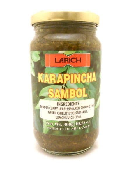 Larich Karapincha Sambol (Curry Leaf Chutney)
