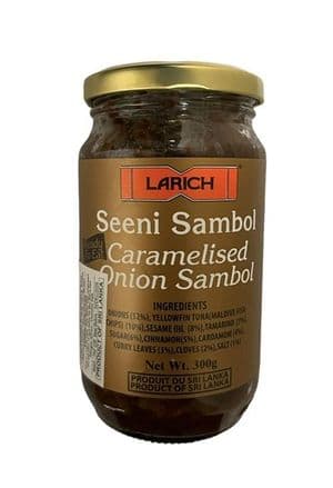 Larich Seeni Sambol (Caramelised Onion & Maldive Fish Chutney)