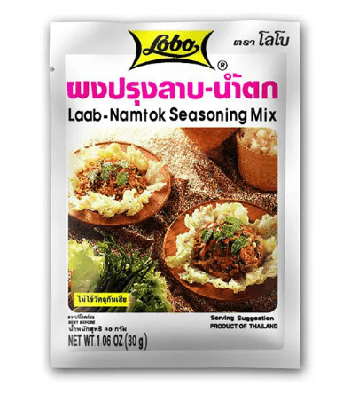 Lobo Laab-Namtok (Thai Hot & Spicy Meat) Seasoning | Buy Online at the Asian Cookshop