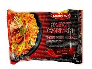 Lucky Me HOT Chilli Instant Pancit Canton (Chow Mein Noodles)