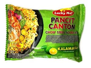 Lucky Me Kalamansi Instant Pancit Canton (Chow Mein with Citrus)