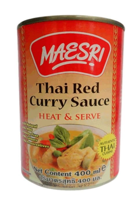 Mae Sri Thai Red Curry Sauce (Heat & Serve)